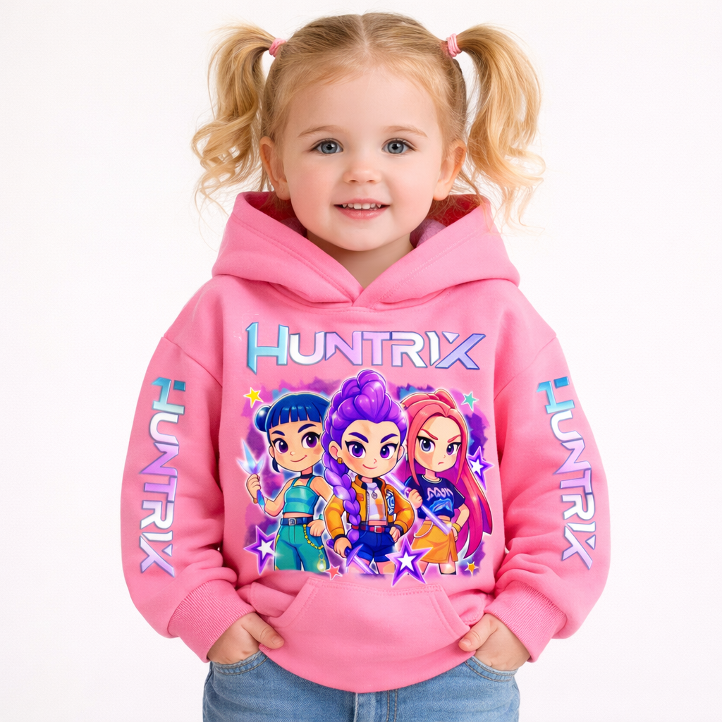 Hoodie KPop in Various Colors for Ages 3 to 14