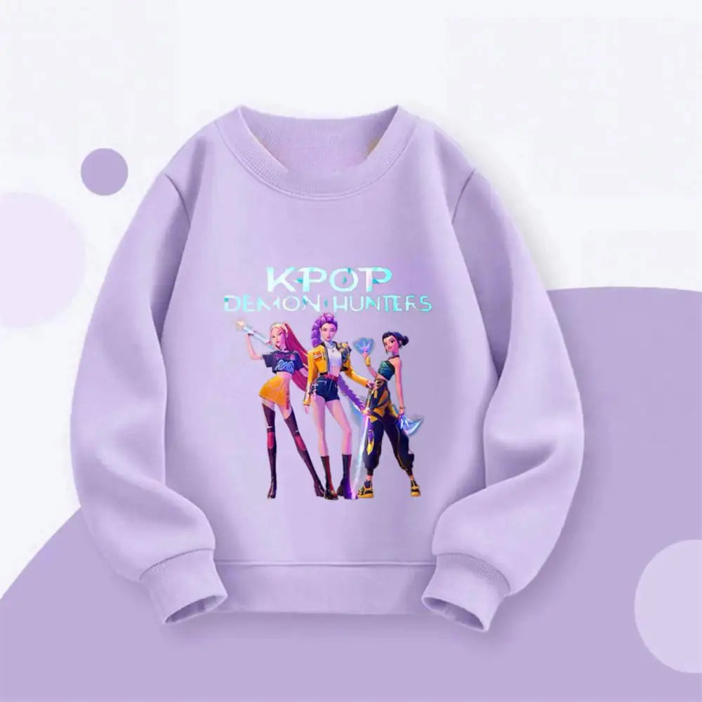 Sweatshirt KPop in Various Colors for Kids from 18 M to 7 Years