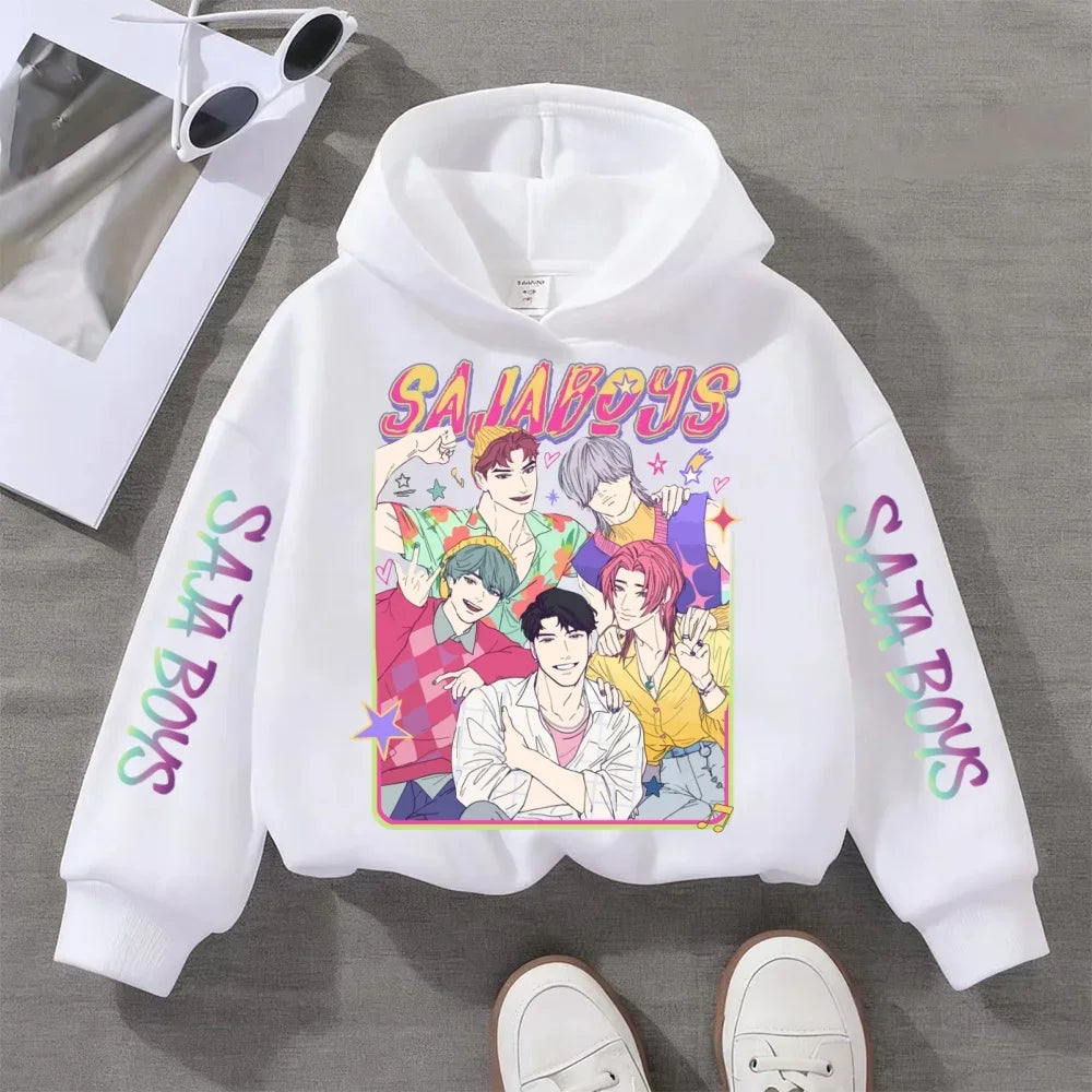 Hoodie KPop in Various Colors for Ages 3 to 14