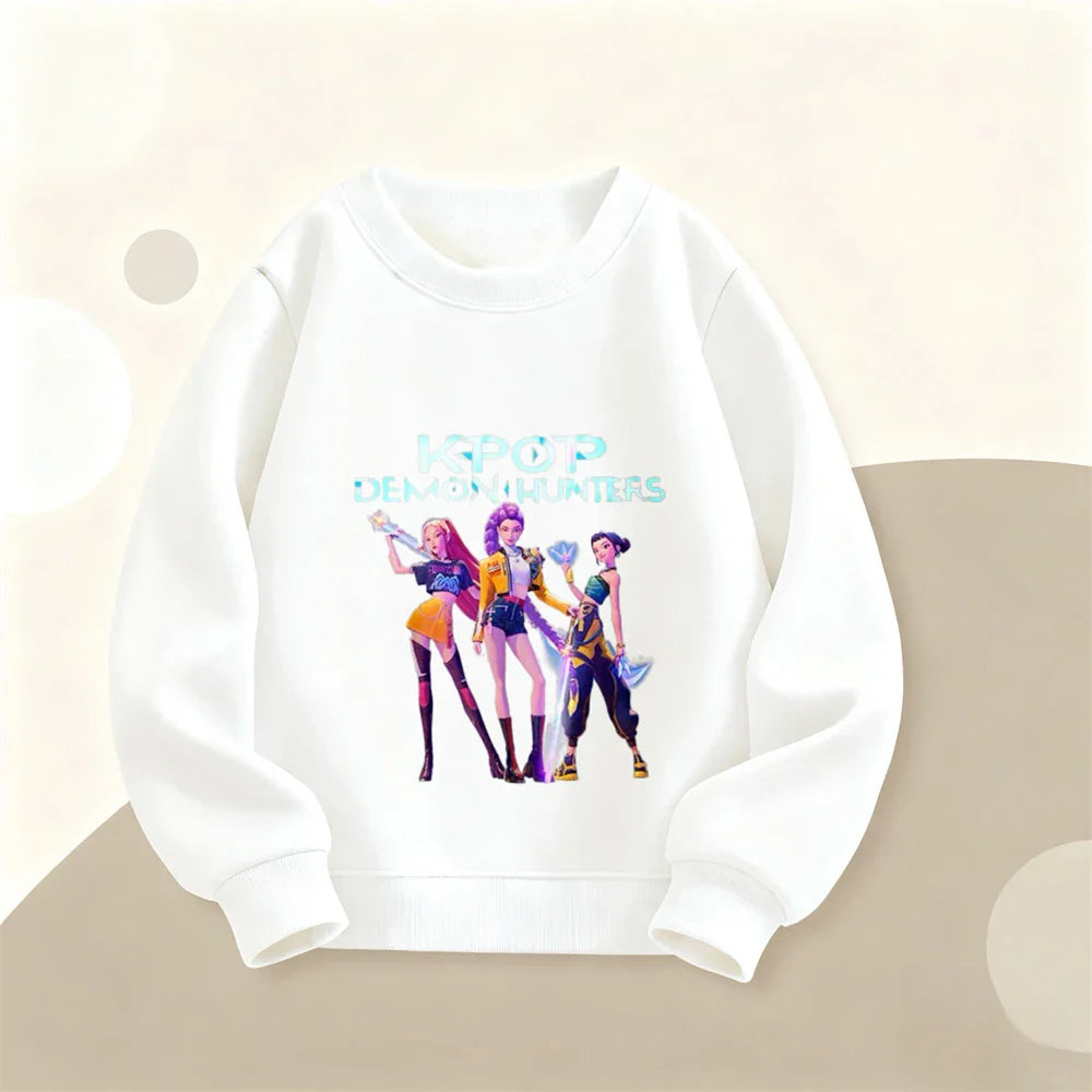 Sweatshirt KPop in Various Colors for Kids from 18 M to 7 Years
