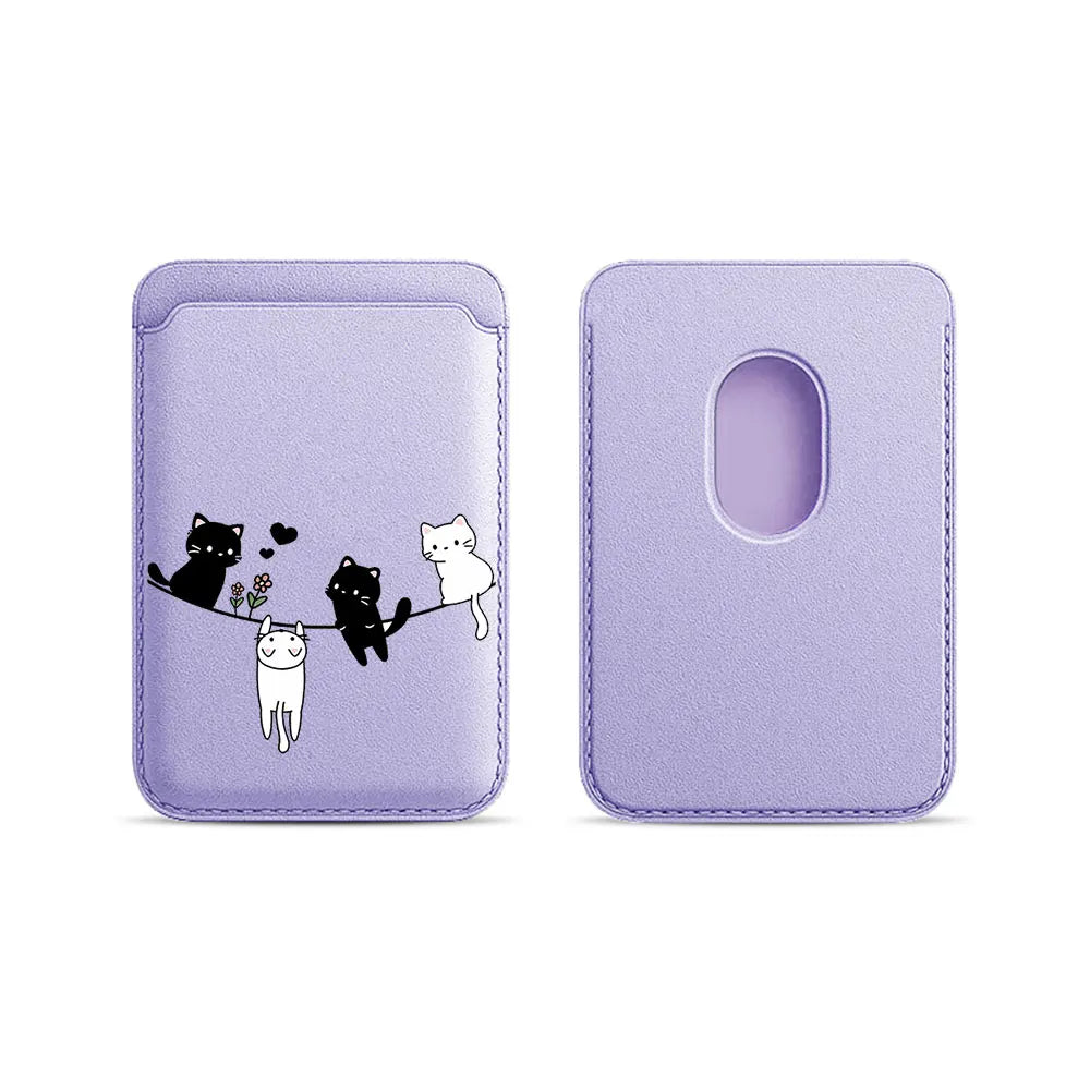 Cat Lanyard MagSafe Wallet Phone Case