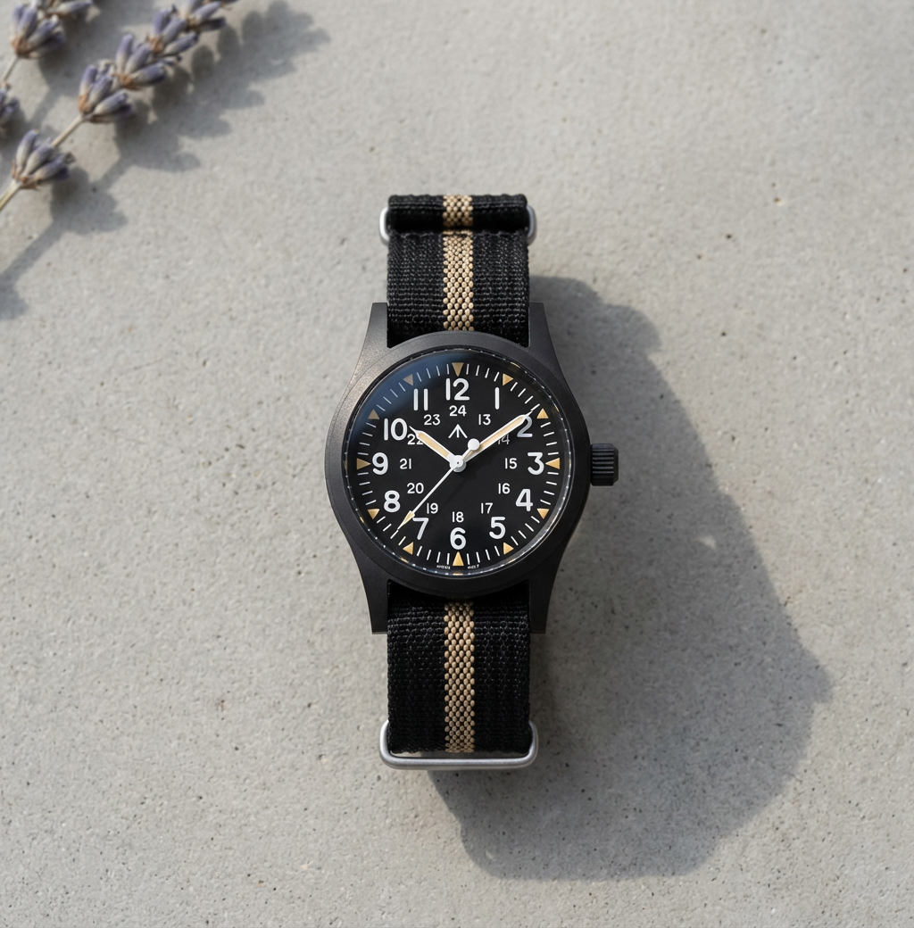 Vintage Military Field Watch – 38mm