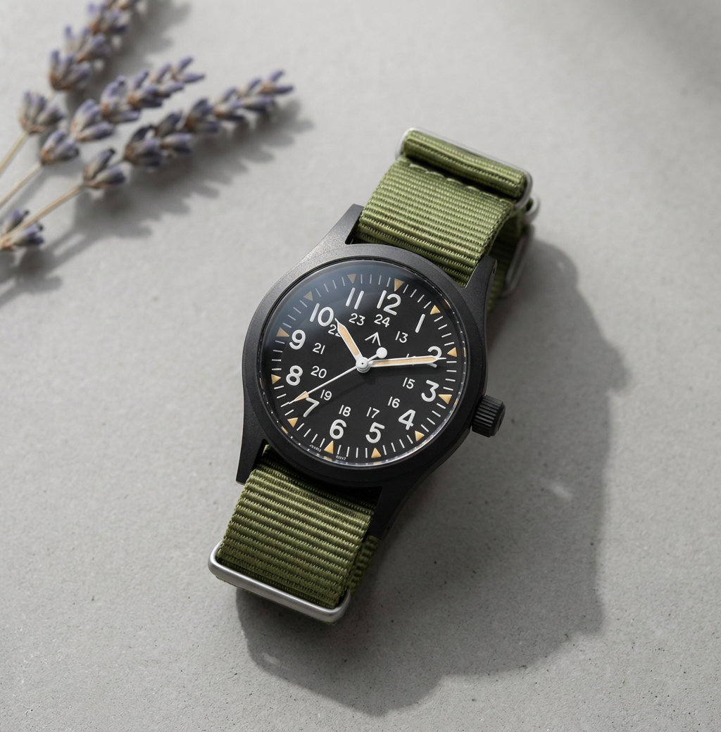 Vintage Military Field Watch – 38mm