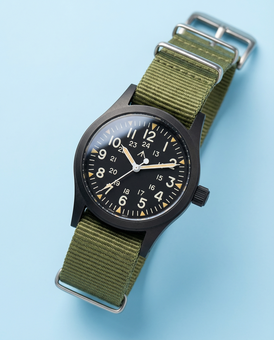 Vintage Military Field Watch – 38mm