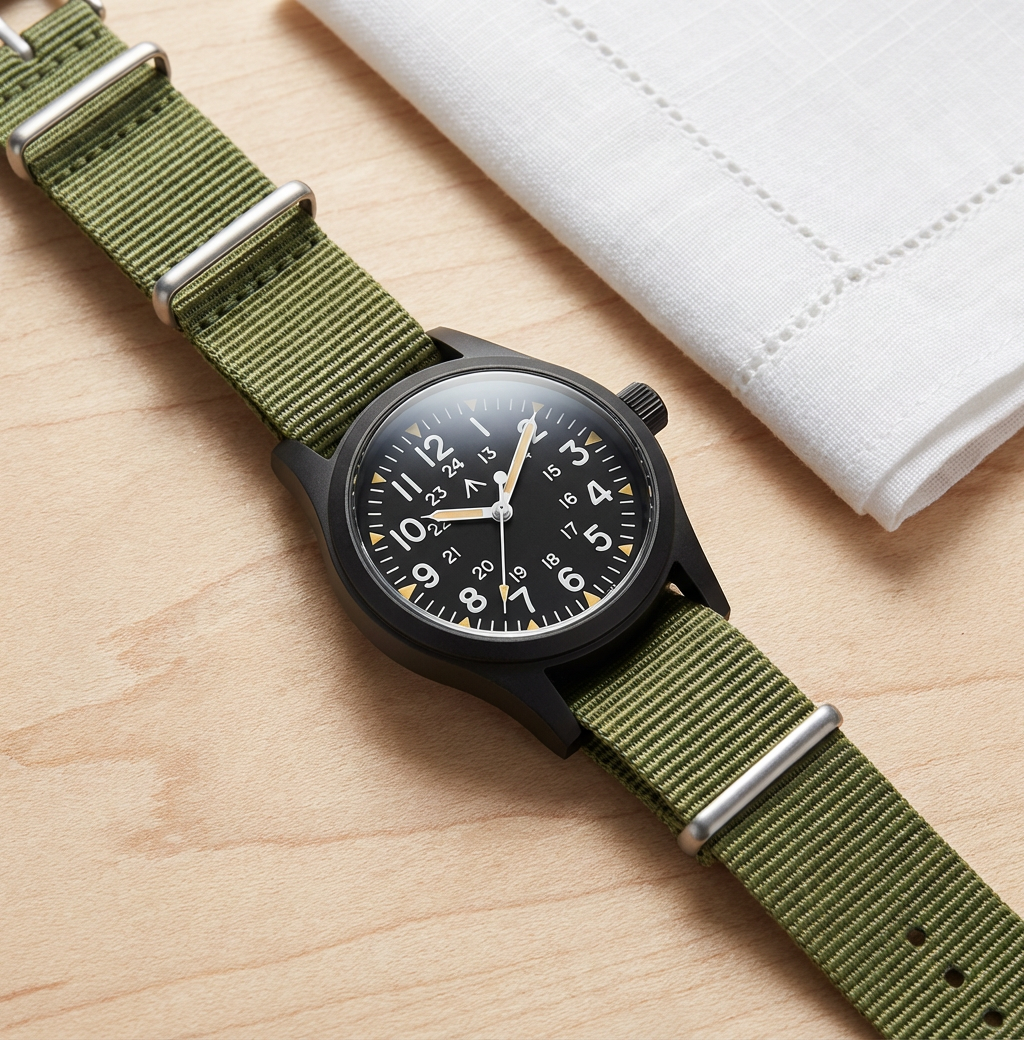 Vintage Military Field Watch – 38mm