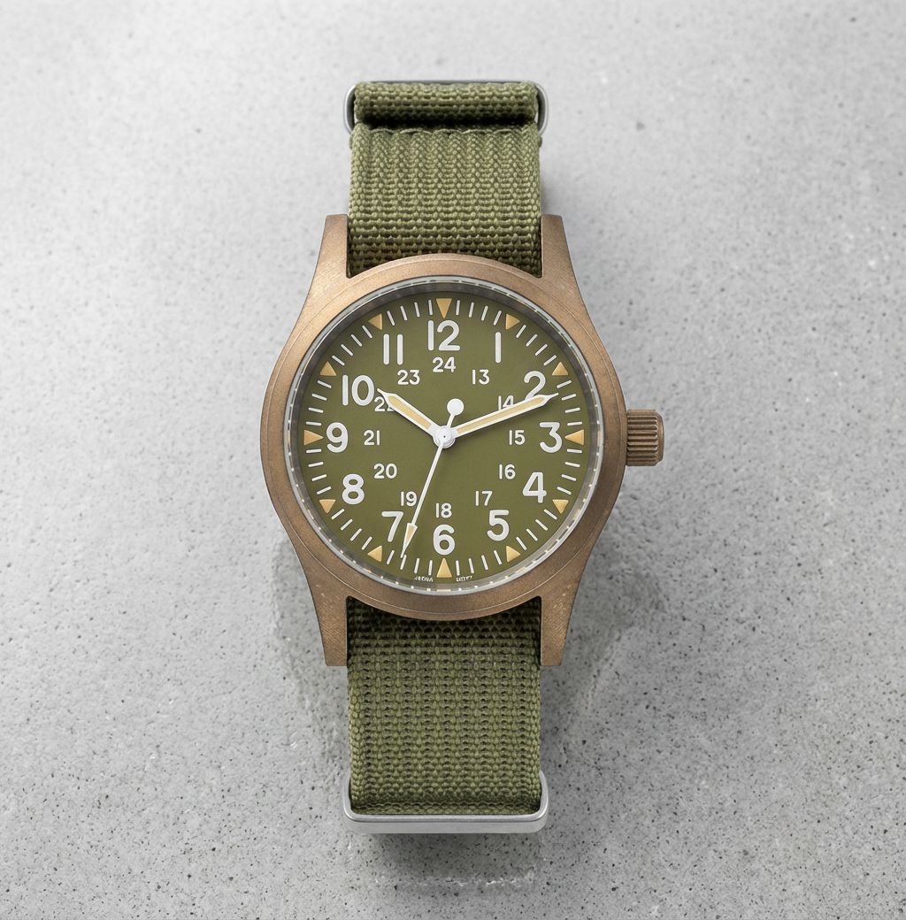 Vintage Military Field Watch – 38mm