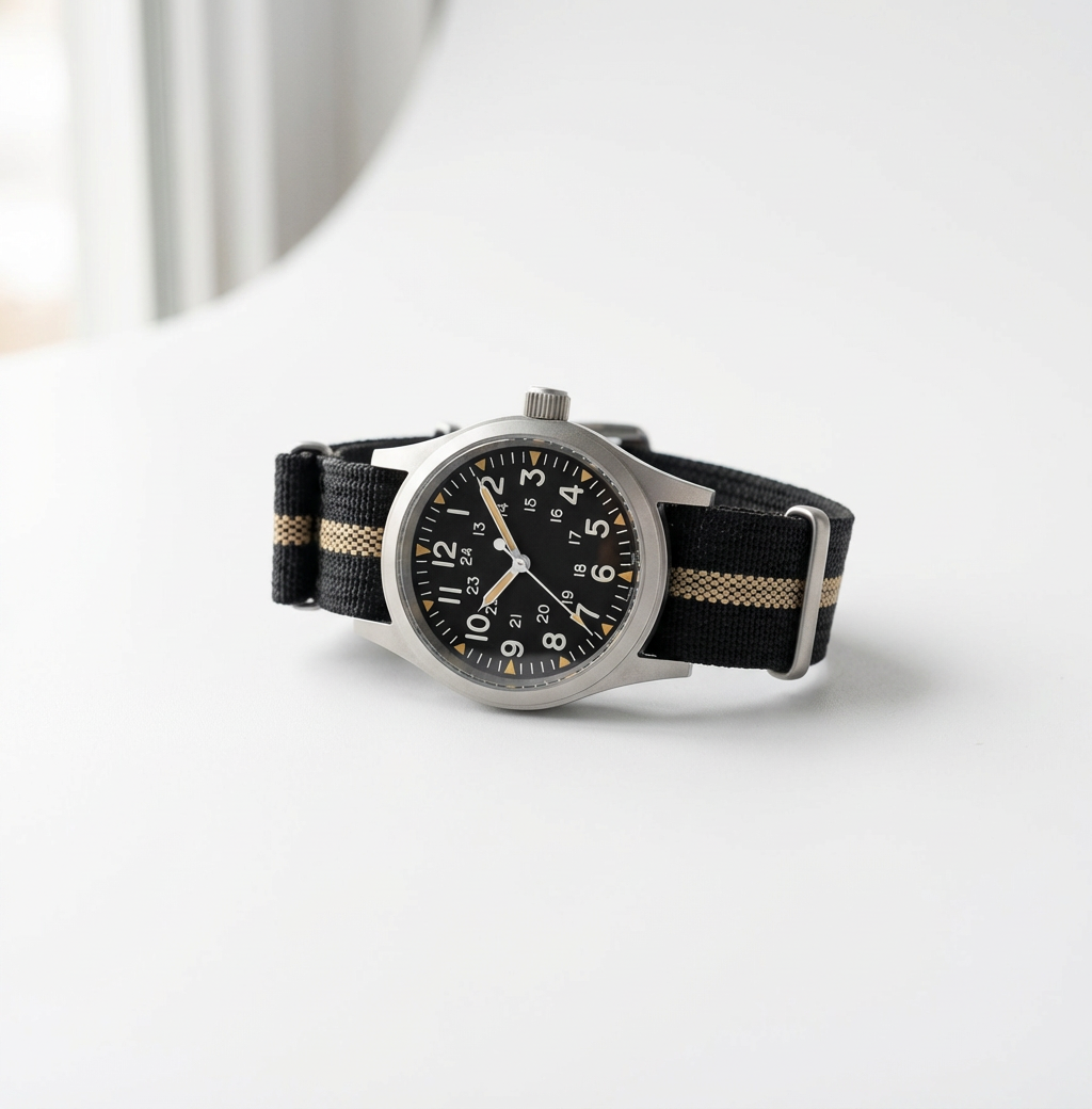 Vintage Military Field Watch – 38mm