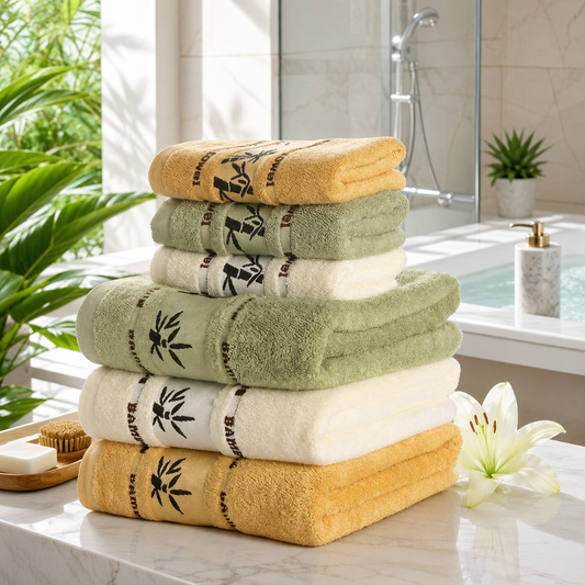 Ultra-Soft Bamboo Face Towel – Quick-Dry & Highly Absorbent